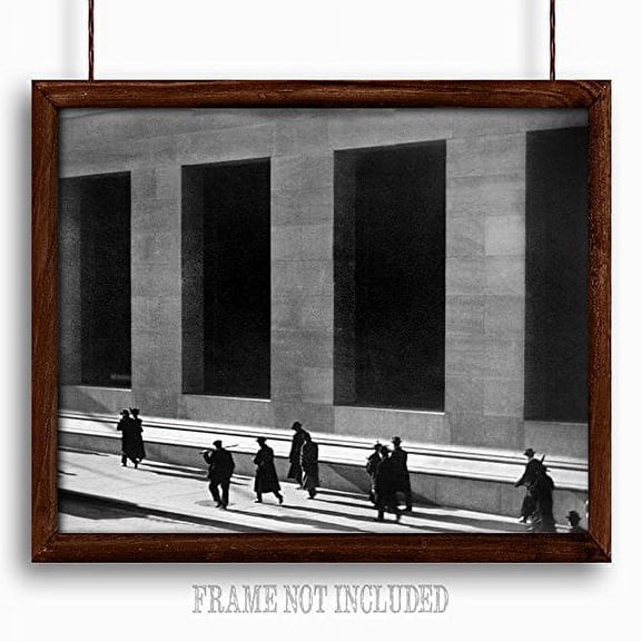 Lone Star Art Wall Street - 16x20 Unframed Wall Poster - Great Gift for Stock Traders and Financial Advisors