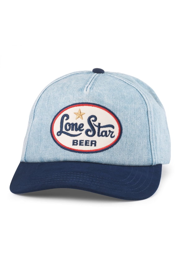 Beer Embroidered Patch Denim Adjustable Hat