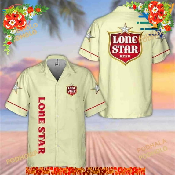 Lone Star Beer Hawaiian Shirt