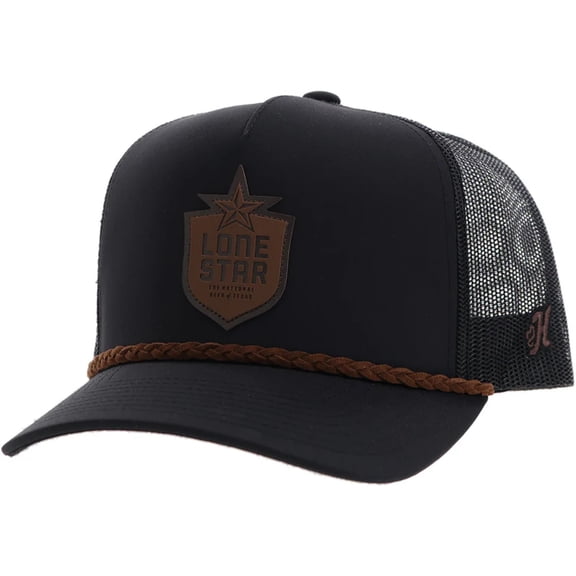 Lone Star Beer Leather Patch 5-Panel Trucker Hat