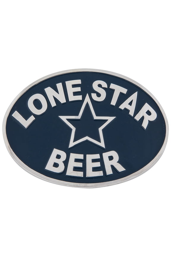 Beer Oval Logo Belt Buckle