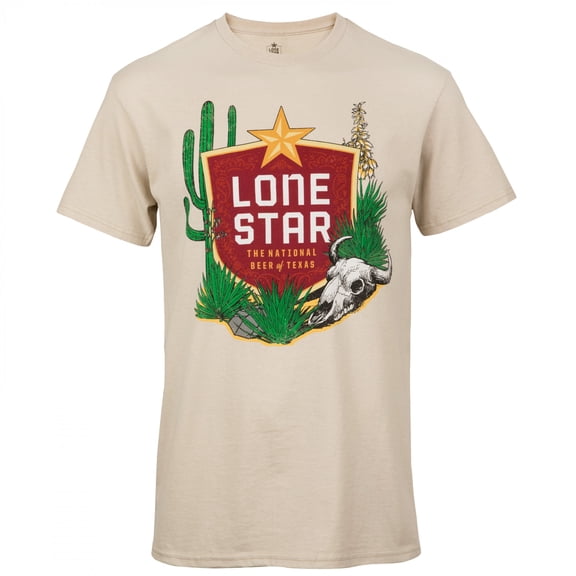 Lone Star Beer Texan Desert T-Shirt-Large