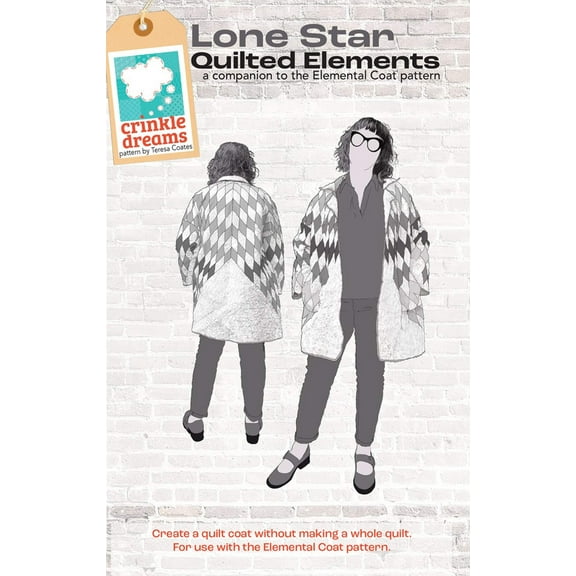 Lone Star Quilted Elements Sewing Pattern by from Crinkle Dreams