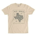 thumbnail image 1 of Lone Star Roots - Map of The World T-Shirt, 1 of 2