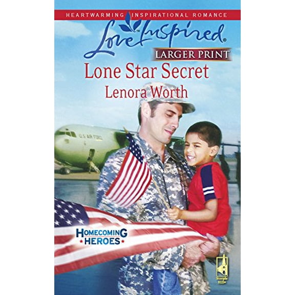 Pre-Owned Lone Star Secret (Homecoming Heroes, Book 2) (Larger Print Love Inspired #456) (Unknown) 0373813708 9780373813704