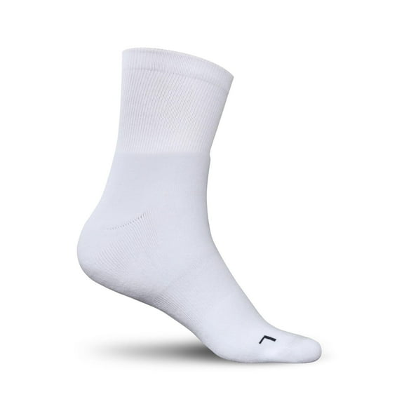 Lone Star Ultra-Thick Quarter Socks, Men Women Seamless Cotton Comfort Durable Unisex Fashion Trendy Casual Footwear (White/Navy)