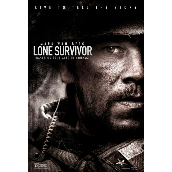 Lone Survivor Poster Metal Print 12in x 16in Art Print on Metal 12x16 Square Adults Z Posters