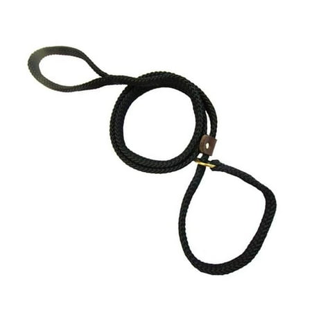 Lone Wolf 3643-LI Lone Wolf Flat 0.63 in. Braided Rope Lead with Slip, Lime