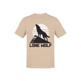 thumbnail image 1 of Lone Wolf Graphic Men's Natural T-Shirt, 1 of 3