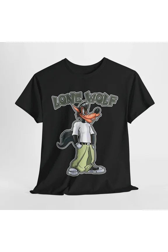 Lone Wolf Graphic Tee, Unisex Heavy Cotton Shirt, Streetwear T-Shirt, [...]