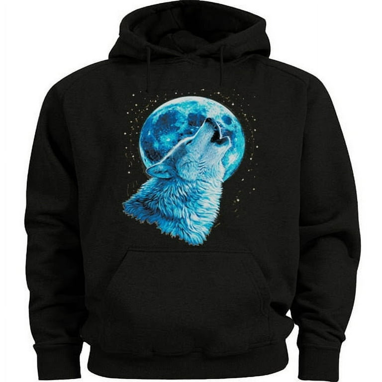 Lone Wolf Hoodie Pullover Sweatshirt Clothing