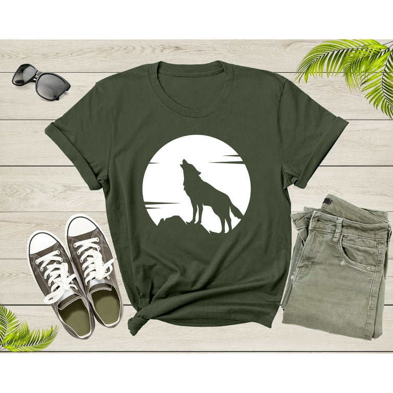 Wolf Girl T-Shirt: Wolves Howling Tee Shirts Wolf Girl T-Shirt: Wolves Howling Tee Shirts