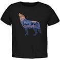 thumbnail image 1 of Lone Wolf Lanscape Toddler T Shirt Black Toddler Size 5/6, 1 of 1