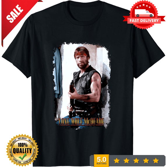 String Film Lone Wolf McQuade (1983) Movie Poster Inspired T-Shirt Retro 80s Tee ...