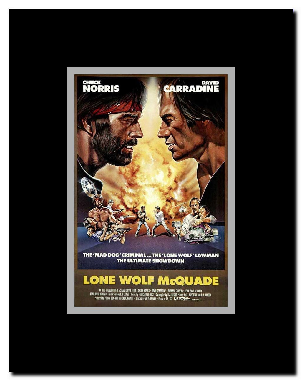 Lone Wolf McQuade Framed Movie Poster