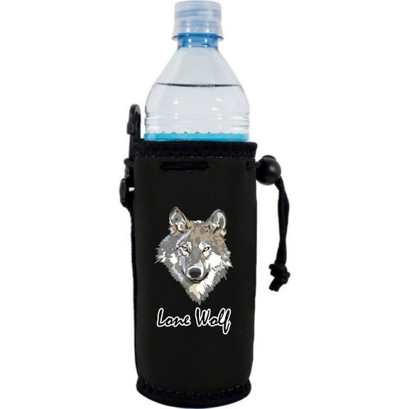 Lone Wolf Neoprene Water Bottle Coolie (Black)