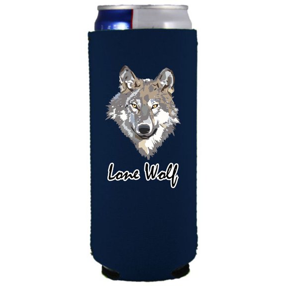 Lone Wolf Slim Can Coolie (Navy)