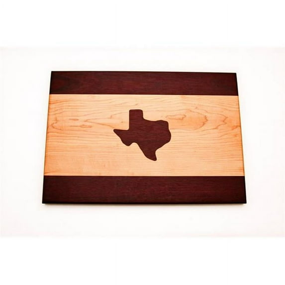LoneStar Artisans T1 Texas Inlay Cutting Board, Walnut & Maple