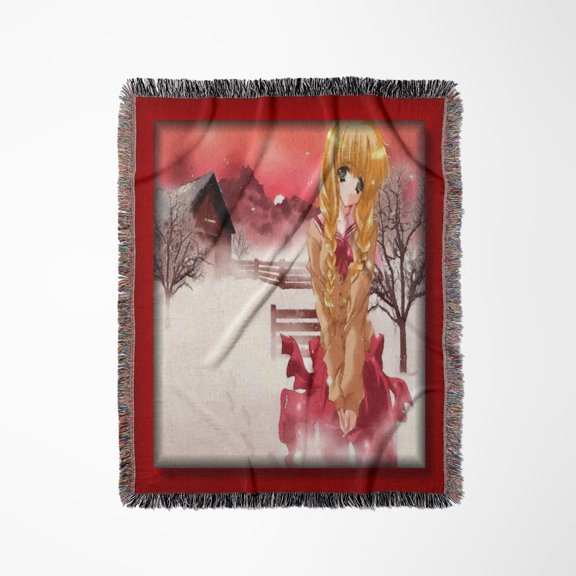 Lonely Anime, Woven Blanket
