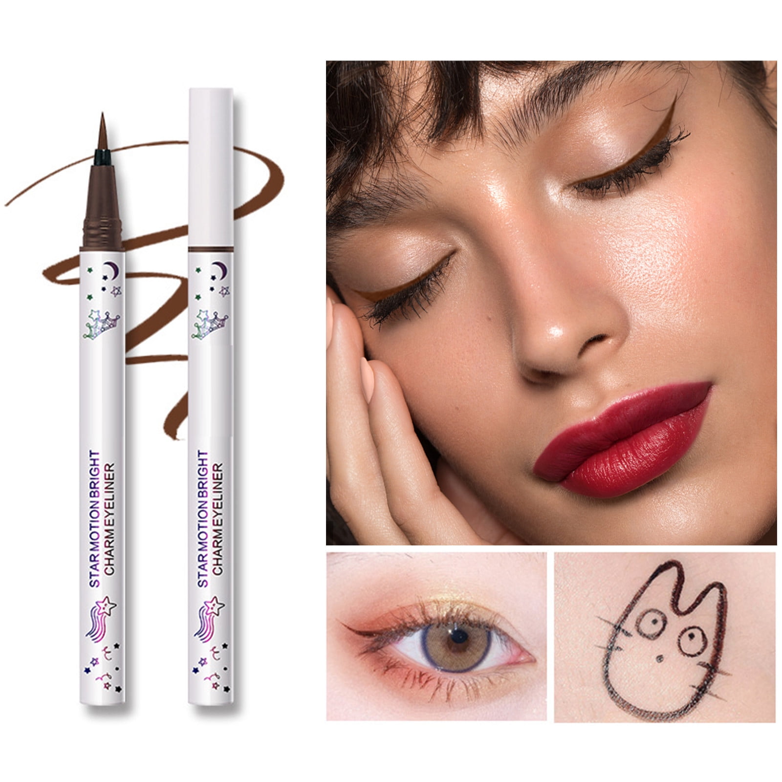 Pencil Liner 3-second Crease Double Eyelid Pen Lip Liner Pencil Sharpener Eye Shadow Stencil Face Makeup B005g9e9dy The Beauty inside Korean Drama Jawline Definer Ink Lip Tint Run Rose Run L