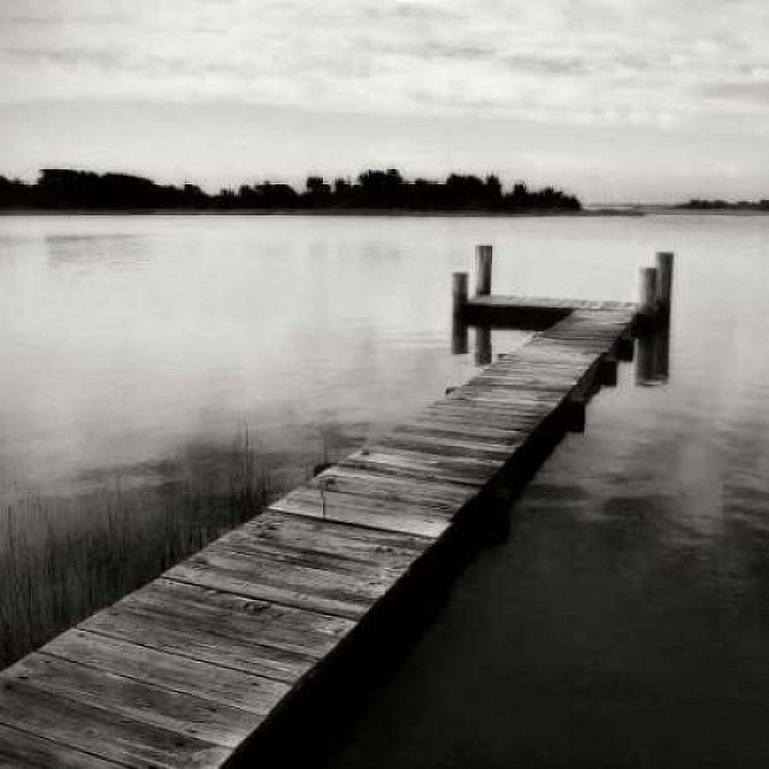 Lonely Dock VI Canvas Art - Alan Hausenflock (24 x 24)