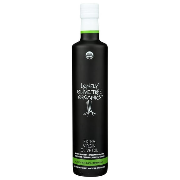 Pack of 6,  Lonely Olive Tree Organics Extra Virgin Olive Oil, 500 mL