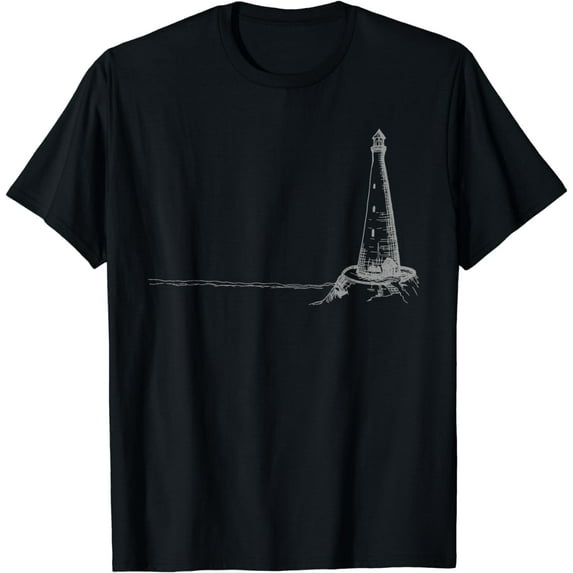 Lonely Pacific Ocean Lighthouse T-Shirt