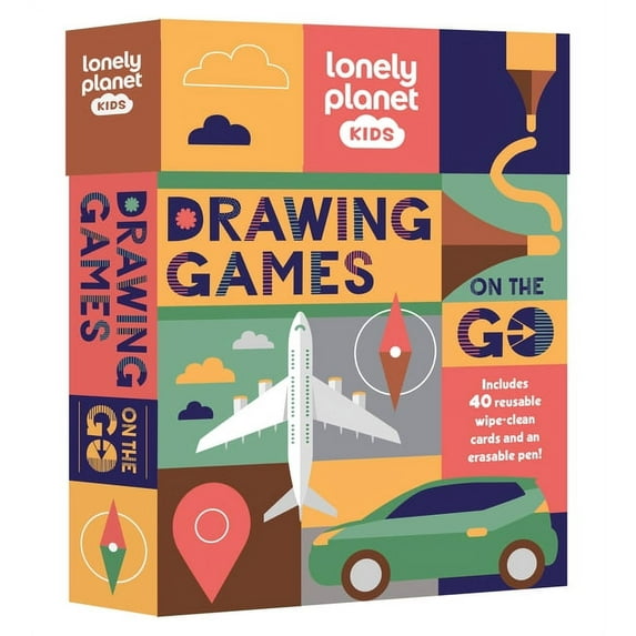 Lonely Planet Kids: Lonely Planet Kids Drawing Games on the Go (Cards)