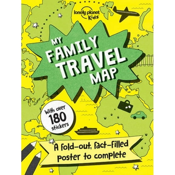 Lonely Planet Kids: My Family Travel Map 1 (Hardcover)