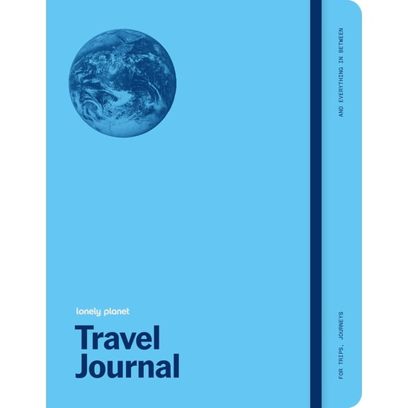 Lonely Planet Lonely Planet's Travel Journal: Blue: Record Precious Moments Writing Prompts, Sticker Sheet & Trip Planning Tips Pocket, (Hardcover)