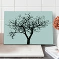 thumbnail image 1 of Lonely Tree Cutting Board, Monochromatic Simplistic Bare Branches of a Winter Tree Nature Themed, Decorative Tempered Glass Cutting and Serving Board, in 3 Sizes, by Ambesonne, 1 of 2
