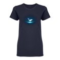 thumbnail image 1 of Lonely Whale In Space Shaped Tee Women's -Image by Shutterstock, 1 of 2