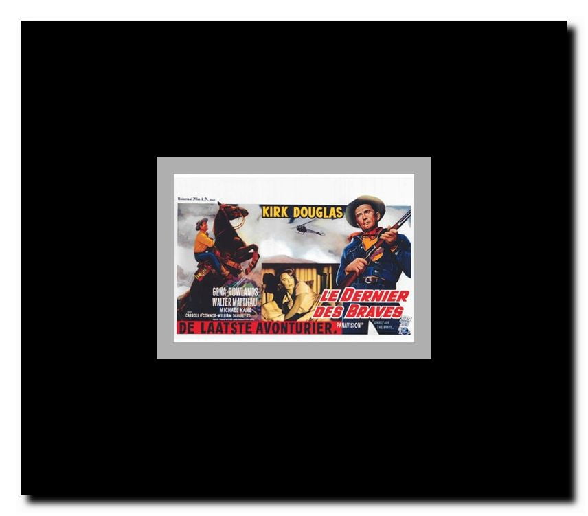 Lonely are the Brave Framed Movie Poster
