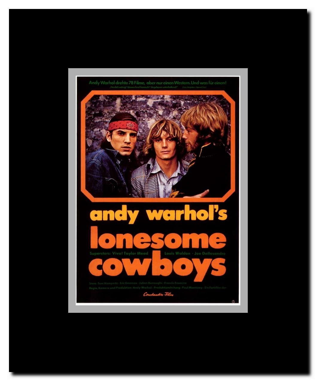 Lonesome Cowboys Framed Movie Poster