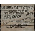 thumbnail image 1 of Lonesome Dove Metal Tin Signs Hat Creek Cattle Company We Don't Rent Pigs Wall Decor Gifts Bar/Home/Outdoor 8 X 12 Inches, 1 of 4