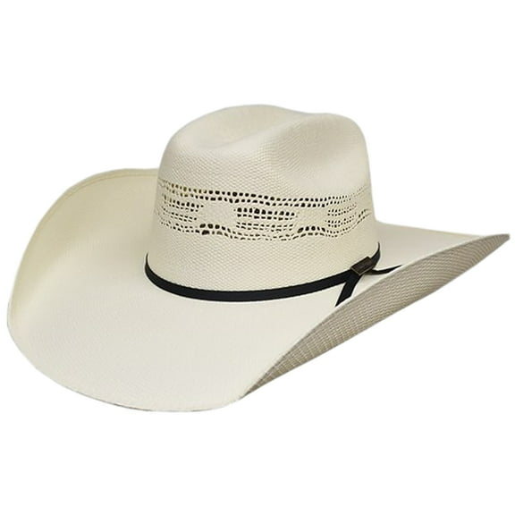 Lonestar Cool Max Bangora Truman Cowboy Hat Width 4.5 Inch Brim Cream 7 3/8 Size
