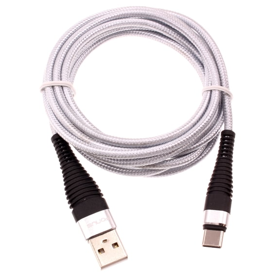 Long 10ft USB-C Cable for Nokia C110/C210/C100 - Charger Cord Type-C Power Wire Braided