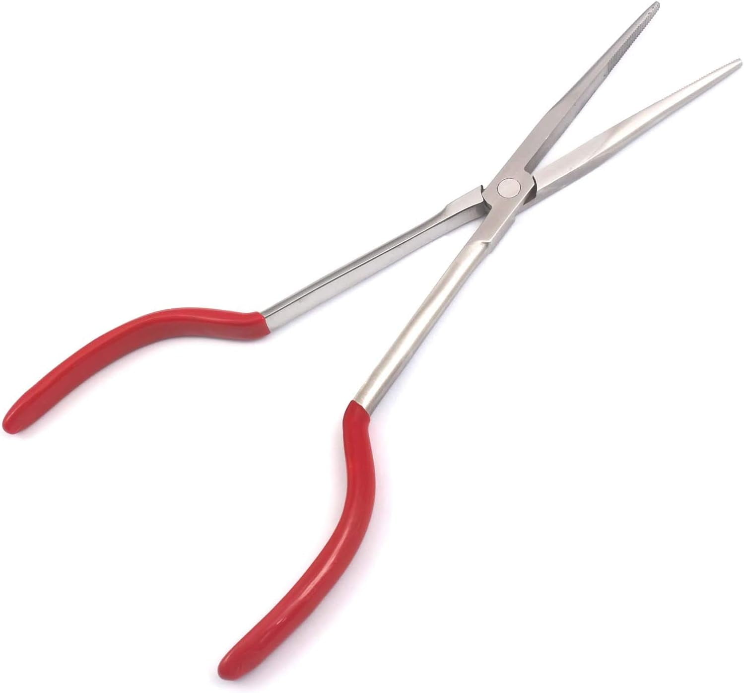 Long 11” Inch Straight Duckbill Nose Pliers For Hard To Narrow Spaces
