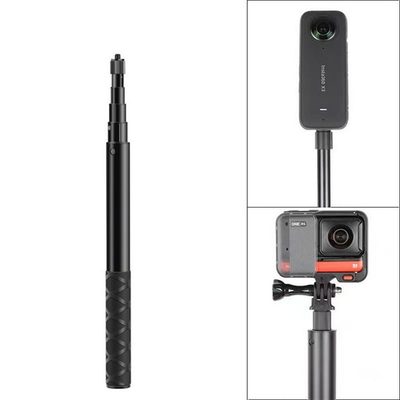 Long 120cm Pull-out Invisible Selfie Stick for Insta360 ONE X4, X3, X2, X, Insta360 ONE R, RS, Insta 360 Camera
