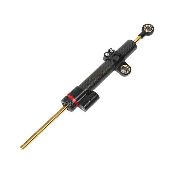 Long 345mm Carbon Fiber Motorcycle Steering Damper With Aluminum Alloy For Comfortable Ride And Shock Absorption
