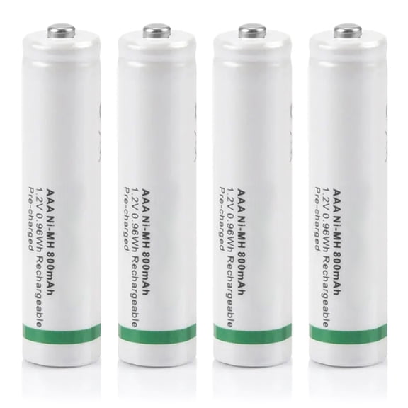 Long 3A NiMH Rechargeable Batteries 1.2V 800mAh 1000 Cycles Low SelfDischarge Technology