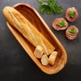 thumbnail image 1 of Long Acacia Wood Oval Bowl, 1 of 4