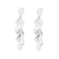 thumbnail image 1 of Long Acrylic Rose Petal Dangle Drop Earrings for Women Exaggerated Flower Tassel Statement Earring, 1 of 5