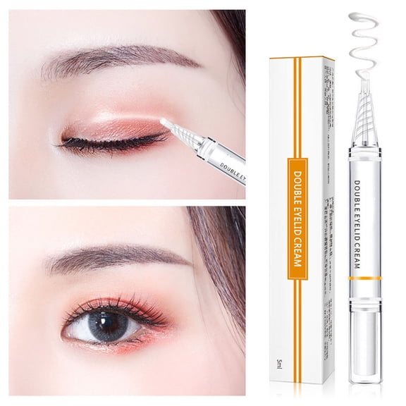 Long-Acting Invisible Double Eyelid Shaping Cream, Fast Drying DoubleEyelid Glue with Y Stick, Double Eyelid Styling Cream(1PC)