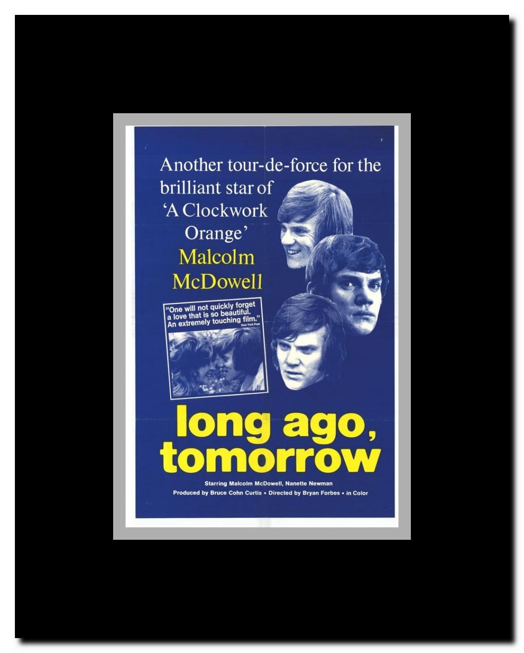 Long Ago Tomorrow Framed Movie Poster