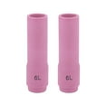 thumbnail image 1 of Long Alumina Nozzle Cups for TIG Welding Torches Series 9/20/25 with Standard Set-Up and 17/18/26 with Stubby Set-Up - Model: 796F73 - #6 (3/8") - (2 PACK), 1 of 4