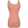 thumbnail image 1 of Long And Lean Ribbed Cotton Tank Top Junior Plus Size, 1 of 1