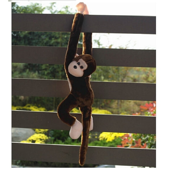 Long Arm Hanging Monkey Stuffed Animals,Gibbon Plush, Monkey Stuffed Animal, Plush Toy, Hanging 25" Curtain Monkey Plush Toy Birthday Xmas Gift for Kids