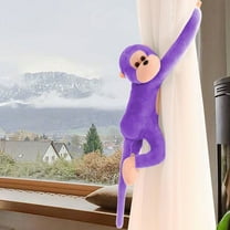 Long Arm Monkey Plush Toy Soft Hanging Doll Kids Gift Home Decoration Cute Interactive Fun Toy for Children Family Friends Stress Relief 60cm