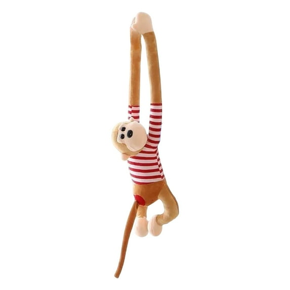 Long Arm Monkey Toys, Cute Monkey Dolls, Hanging Home Decorations Ornaments for Children, Soft Cotton Material, 70cm Size, Safe and Comfortable, Ideal Gifts for Kids and Family